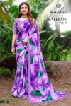 Saffron Vol 3 By Kashvi Raga Weightless Swarovski Saree 